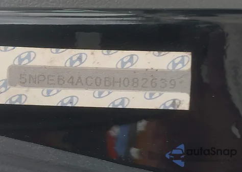 2011 Hyundai Sonata Gls z USA, uszkodzony, nr VIN 5NPEB4ACOBHO82639